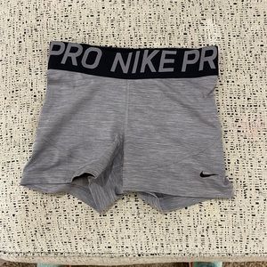 Grey Nike pro spandex. Size small.